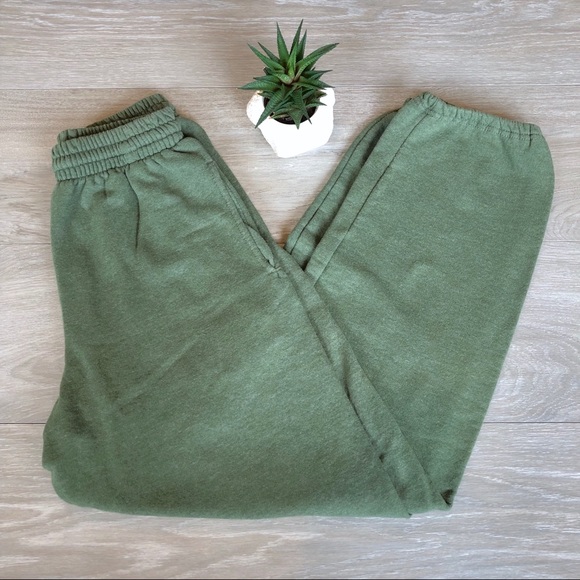 Army Green Joggers Sweatpants Athletic 